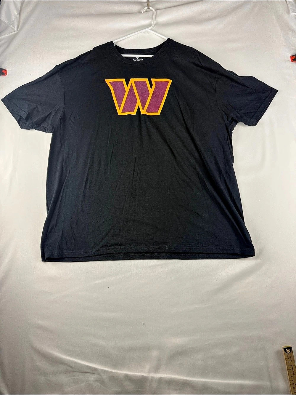 Fanatics NFL Washington Commanders Black Graphic T-Shirt Size 3XL NWOT